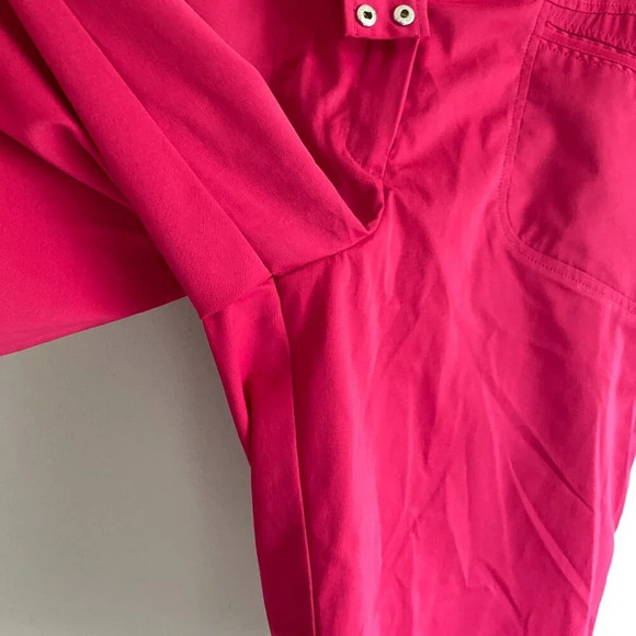 TAIL Pink High Rise  Bermuda Golf Shorts 10” Size 8 - Picture 5 of 10